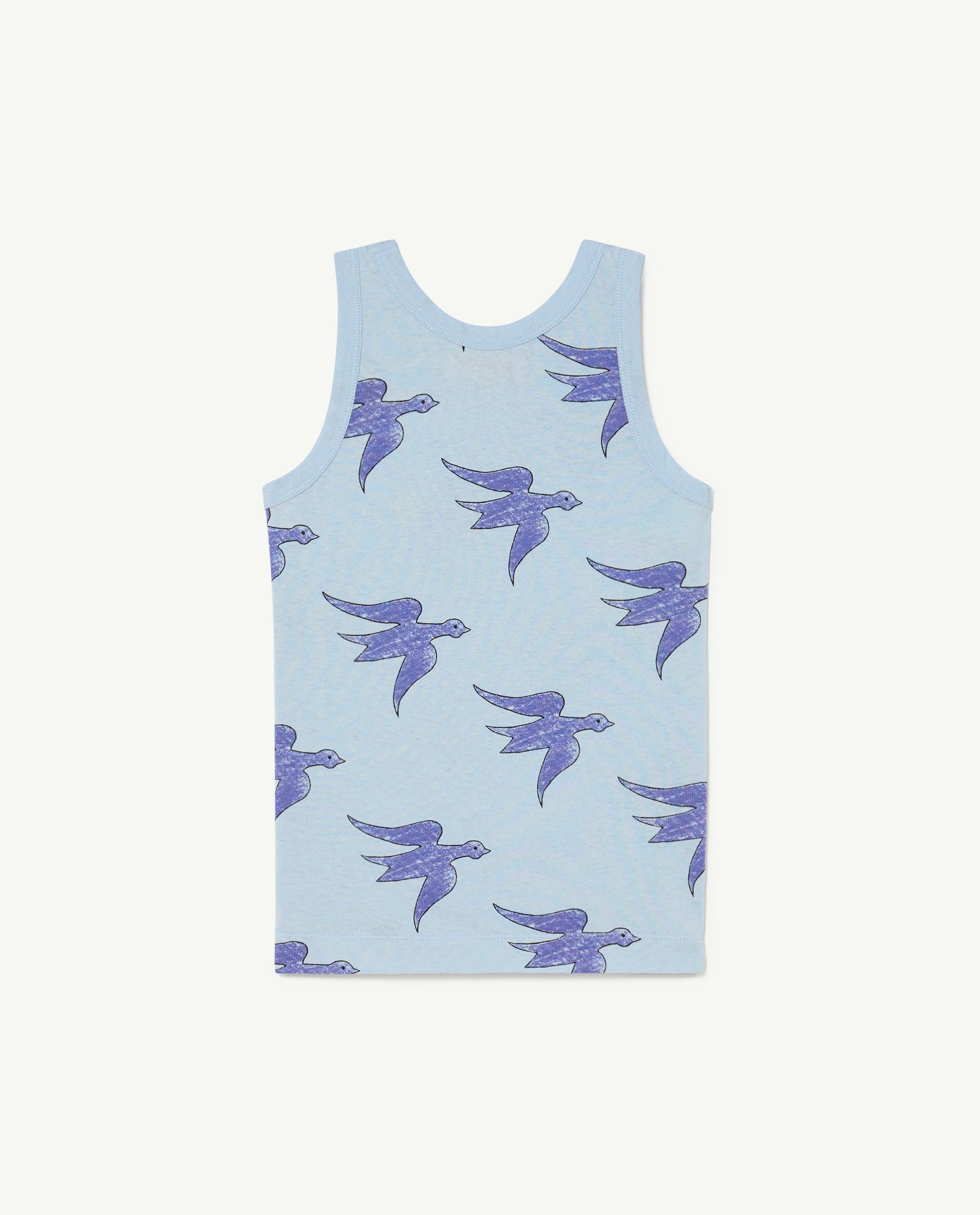The Animals Observatory Frog Kids Tank Top - Ag Blue