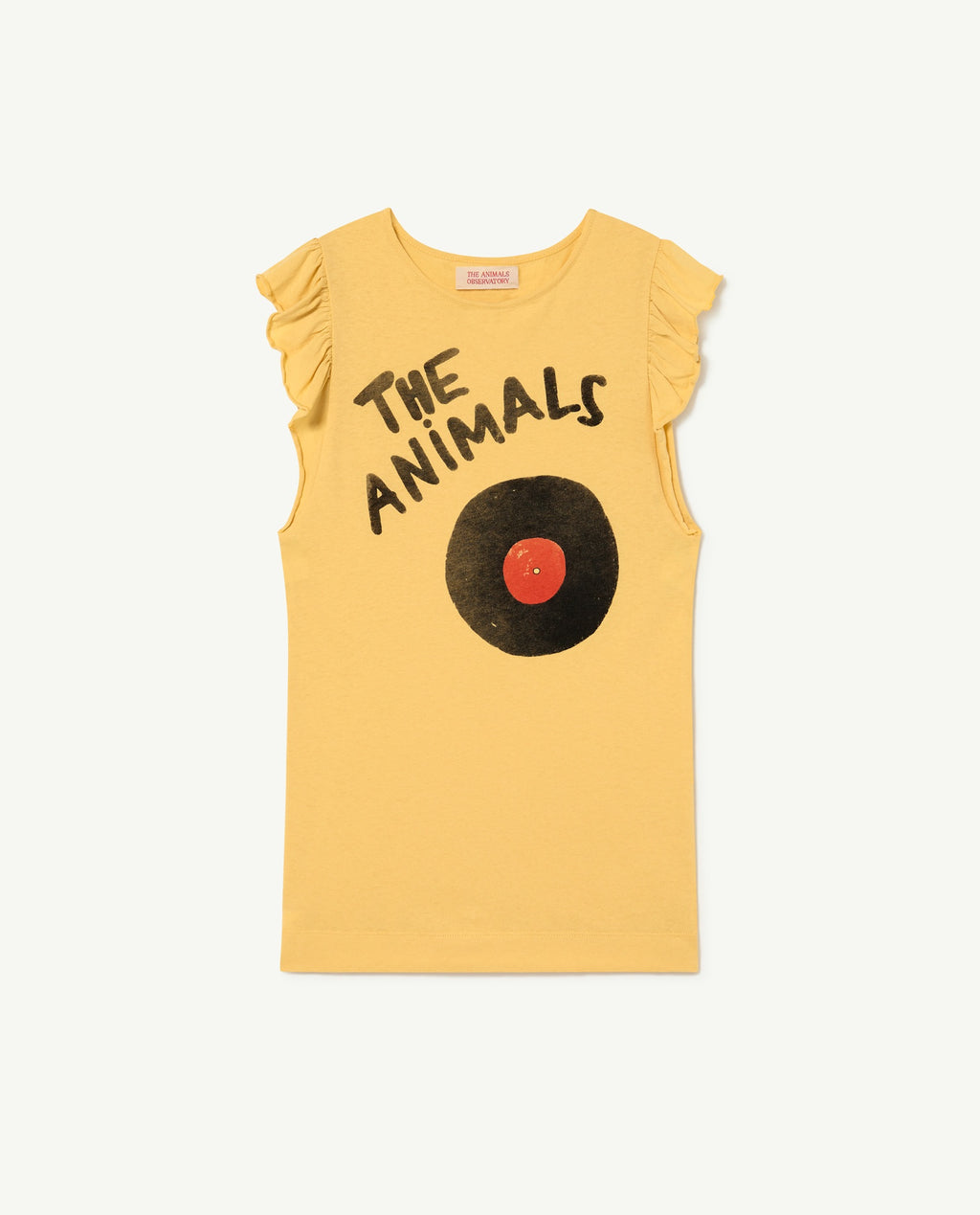 The Animals Observatory Fly Kids Dress - Yellow