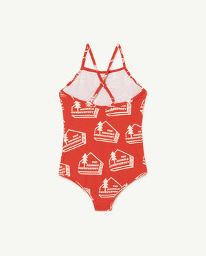 The Animals Observatory Trout Kids Swimsuit - Navy