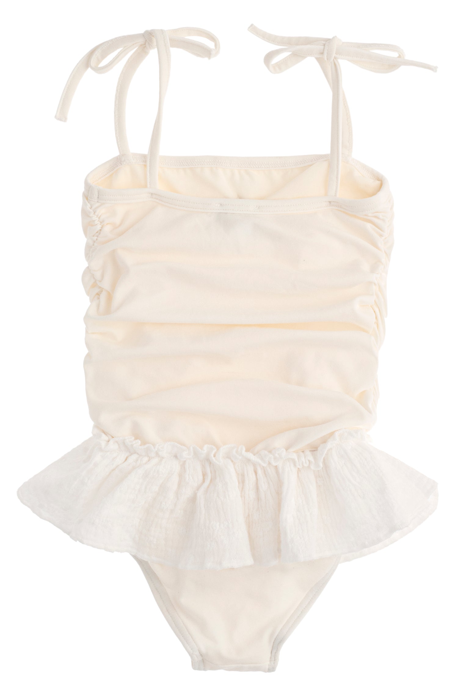 Tocoto Vintage Swiss Embroidery Swimsuit - Off White