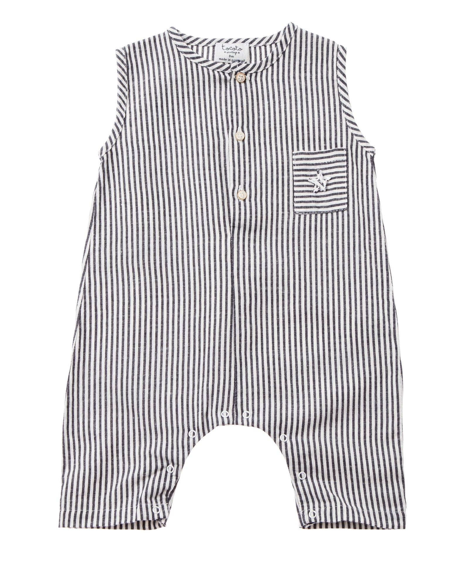 Tocoto Vintage Baby Jumpsuit - Navy
