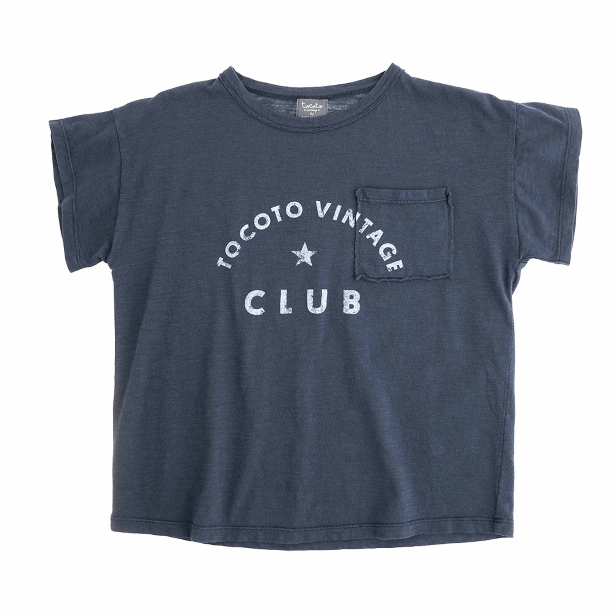 Tocoto Vintage "Tocoto Vintage Club" T-Shirt - Blue