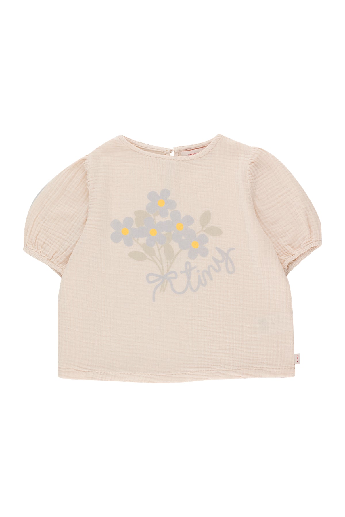 Tiny Cottons Tiny Flowers Puff Top