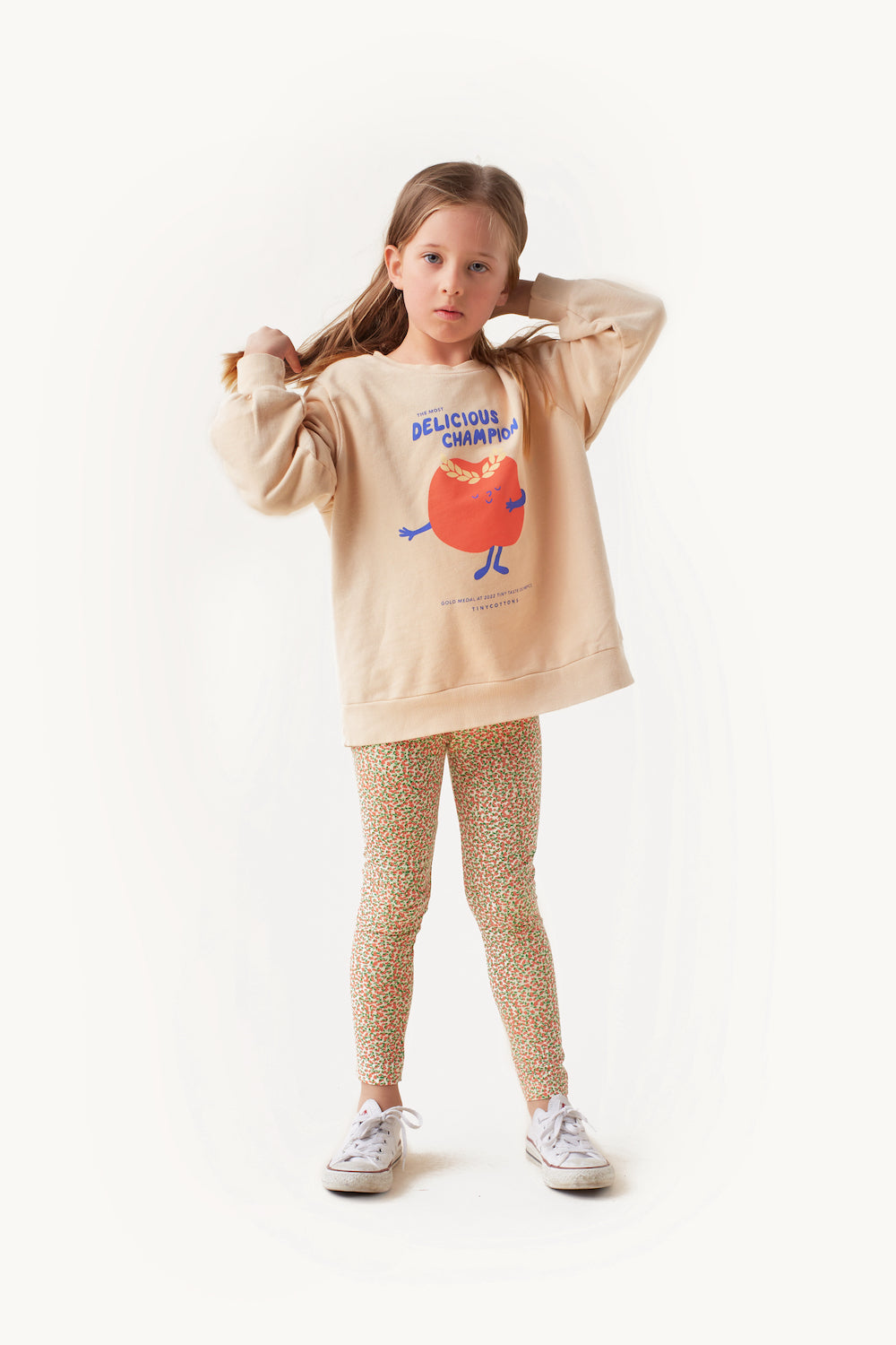 Tiny Cottons Delicious Champion Sweatshirt - Dark Vanilla/Summer