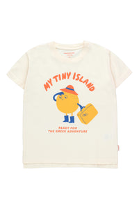 Tiny Cottons My Tiny Island Tee - Light Cream/Yellow