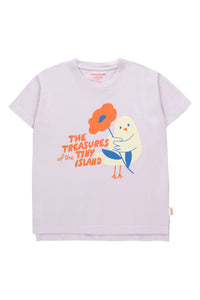 Tiny Cottons Tiny Treasures Tee - Patel Lilac/Summer Red