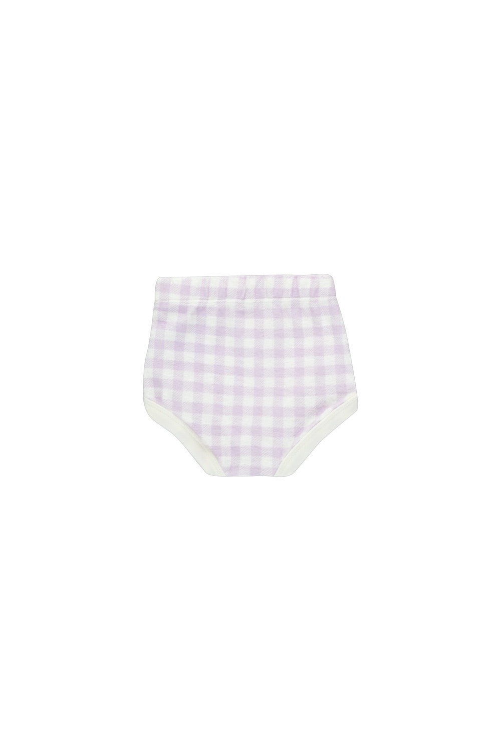 Tiny Cottons Vichy Baby Bloomer - Off White/Pastel Lilac