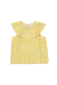 Tiny Cottons Oleander Blouse - Light Cream/Yellow