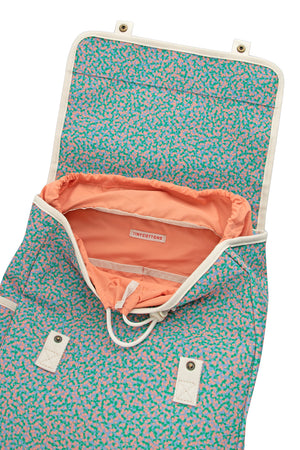 Tiny Cottons Meadow Backpack - Lilac Blue/Light Papaya