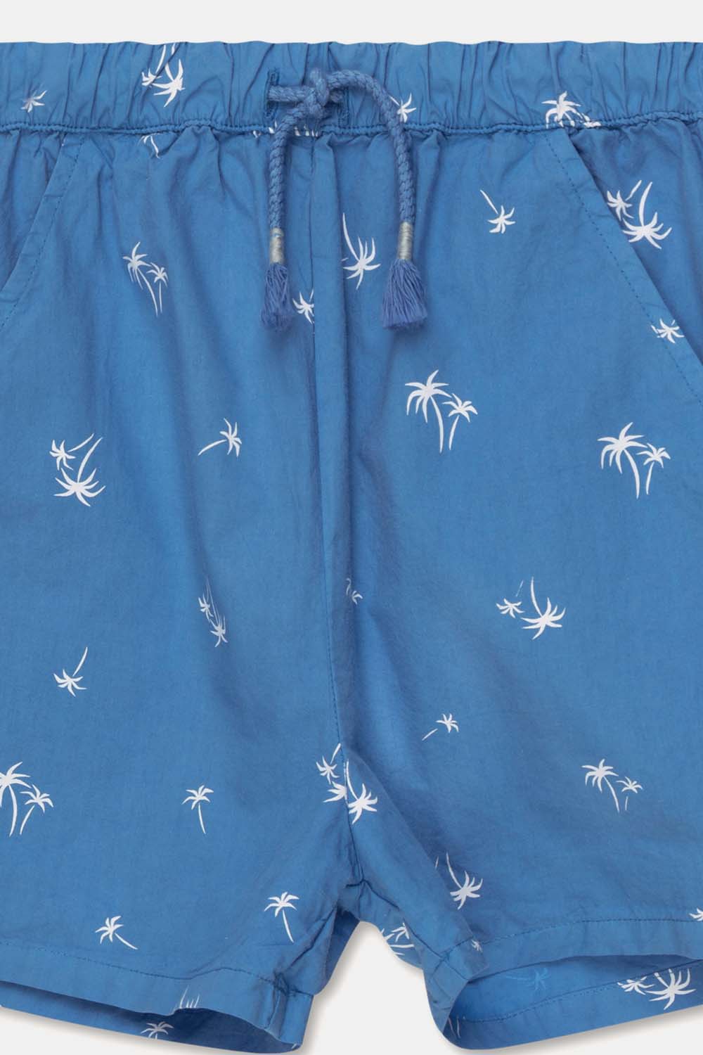 My Little Cozmo Storm Shorts - Organic Palms Blue