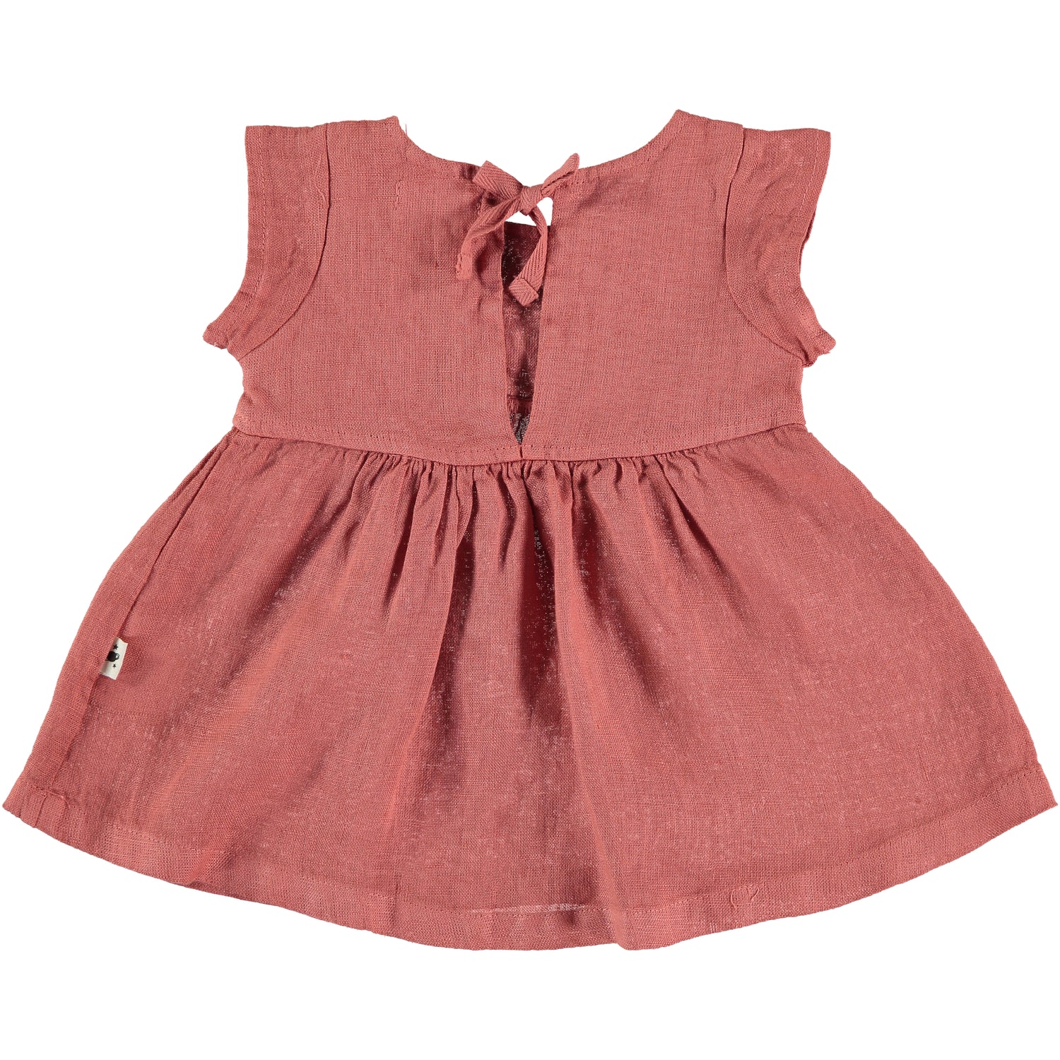 My Little Cozmo Saona Linen Dress - Carnelian