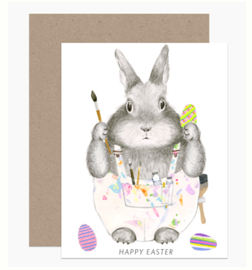 Dear Hancock Easter Bunny card