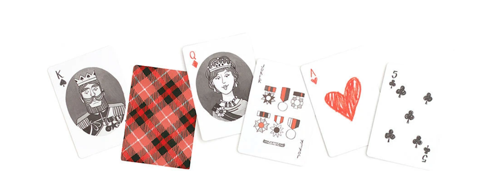 One Canoe Two Plaid Playing Cards