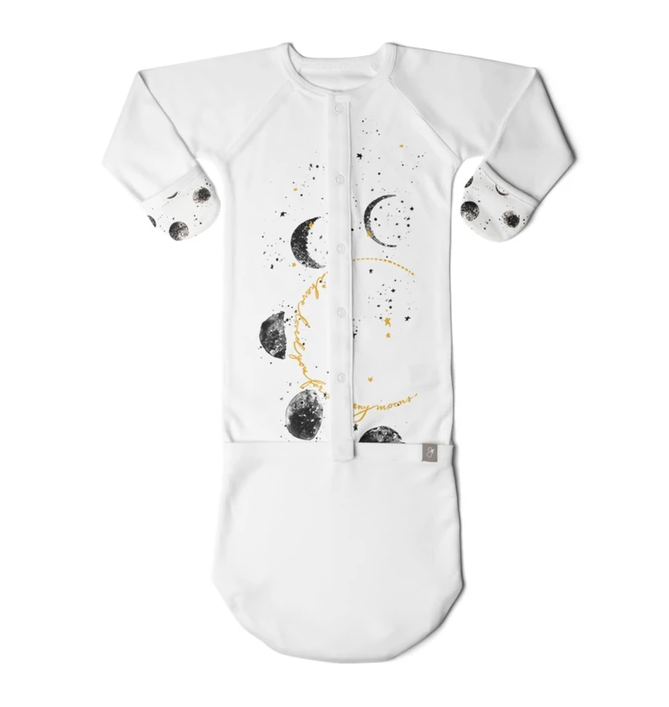 Goumi Baby Gown - Many Moons
