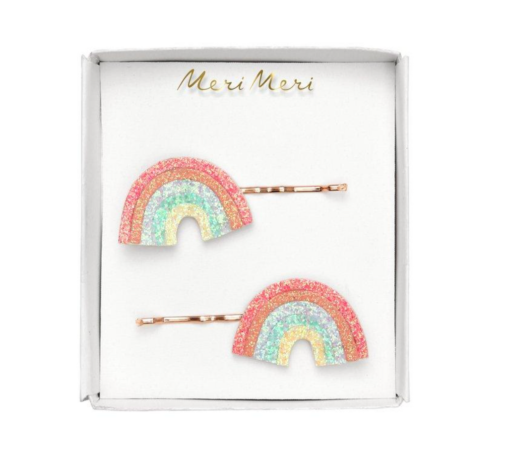 Meri Meri Glitter Rainbow Hair Slides