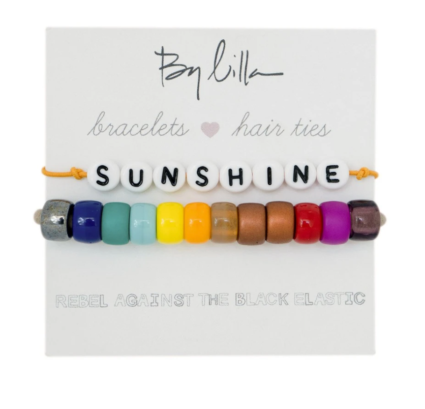 By Lilla "Sunshine"  Hair Tie Bracelets