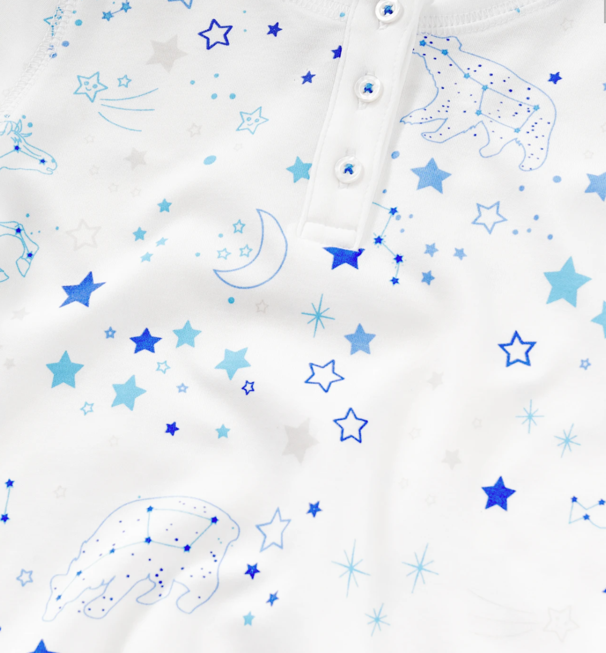 Petidoux Pajama Set - Twinkle Twinkle Blue