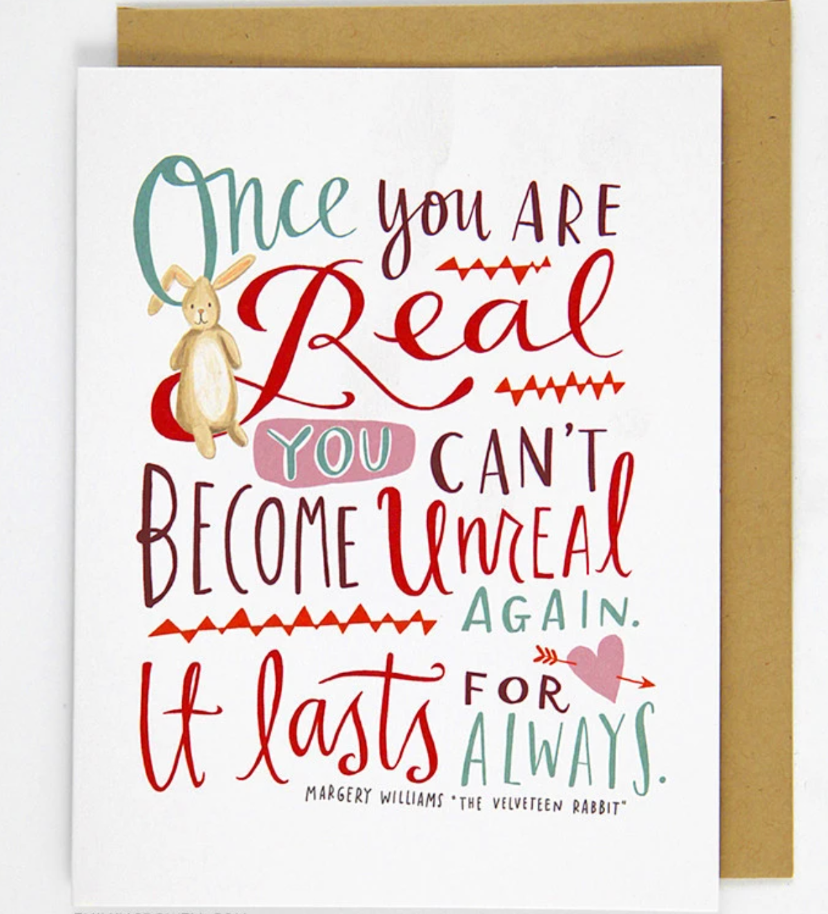 Emily Mcdowell Once You Are Real Card – Dreams of Cuteness