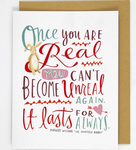 Emily Mcdowell Once You Are Real Card