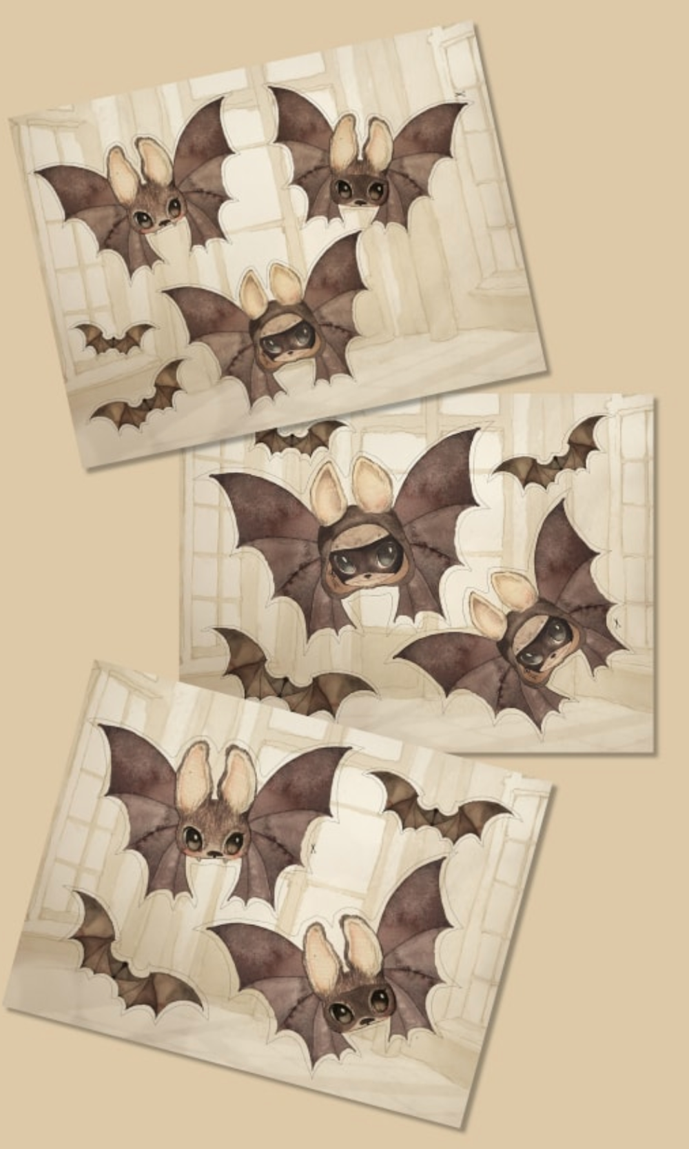 Mrs. Mighetto Paper Friends - The Bats