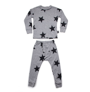 Nununu Star Loungewear - Heather Grey