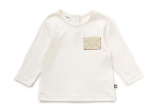Oeuf Envelope Baby Tshirt - White