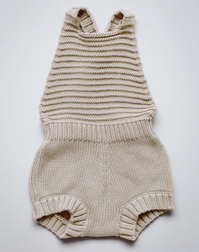 The Simple Folk Knit Romper - Oatmeal