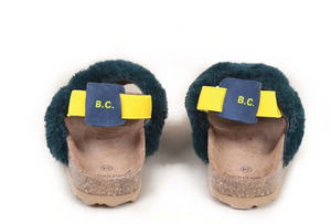 Bobo Choses B.C Embroidered Sheepskin Sandals