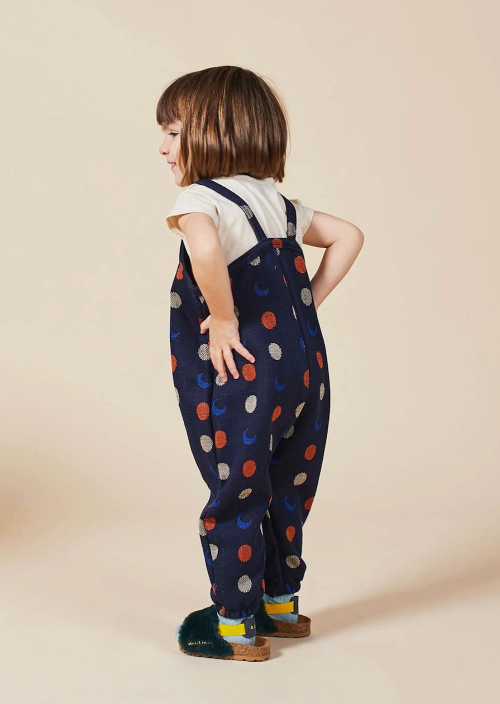 Bobo Choses B.C Embroidered Sheepskin Sandals