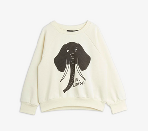 Mini Rodini Elephants Sweatshirt - Off-White