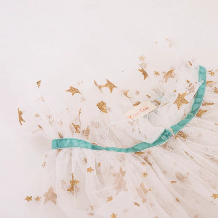 Meri Meri Tulle Cape - White Star