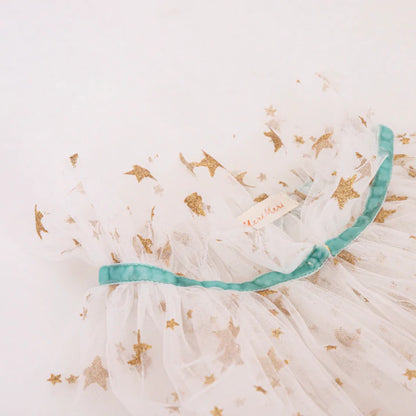 Meri Meri Tulle Cape - White Star