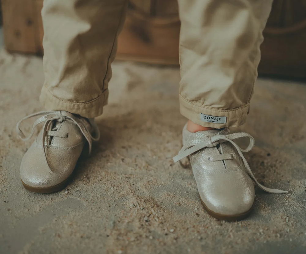 Donsje Xavi Exclusive - Champagne Metallic Leather