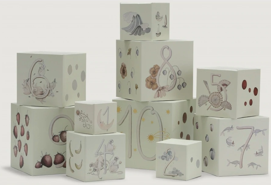 Konges Sløjd Stacking Boxes - Multi