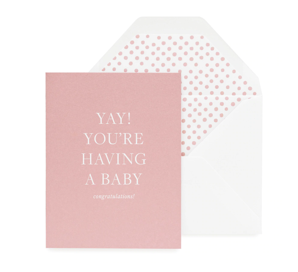 Sugar Paper Card - Yay! You're Having a Baby