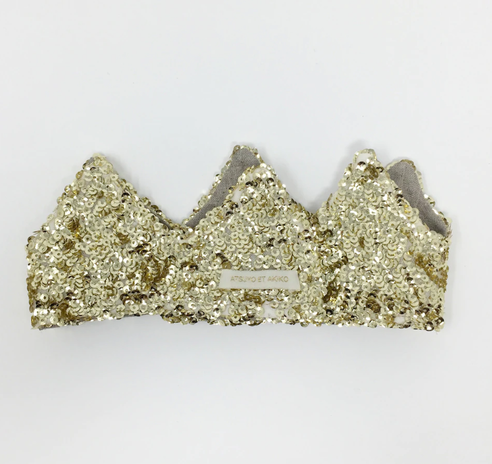 Atsuyo Et Akiko Glitter Headband - Gold