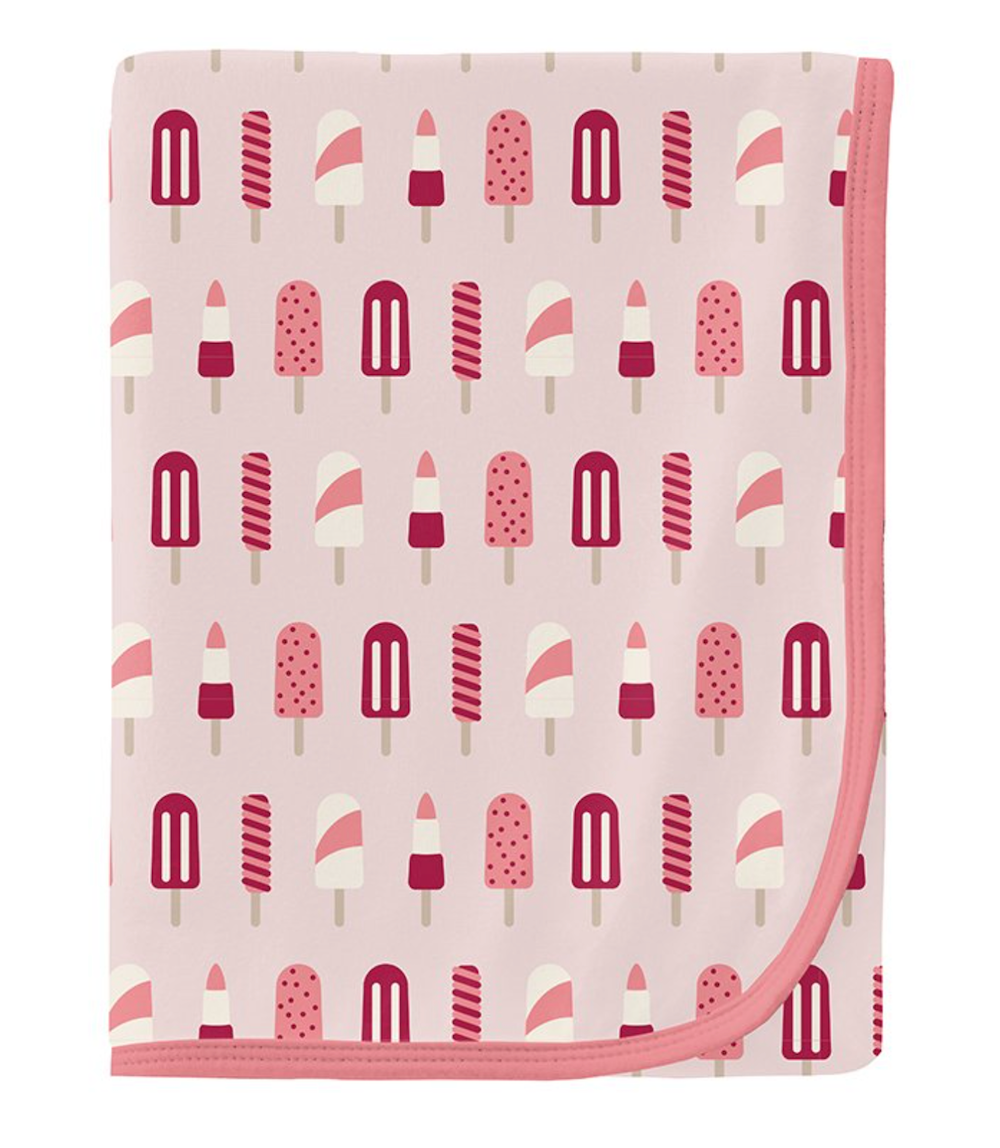 Kickee Pants Print Swaddling Blanket - Macaroon Popsicles