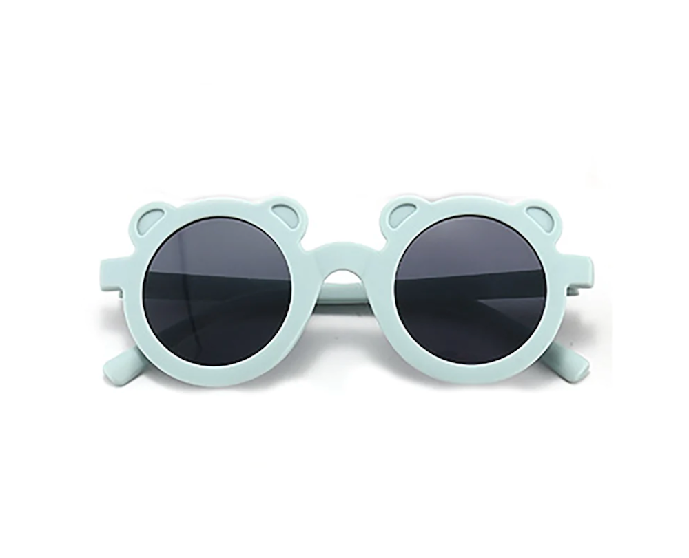 Tenth & Pine Round Bear Sunglasses - Blue Sky Matte