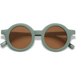Tenth & Pine Round Retro Sunglasses - Succulent Green Matte