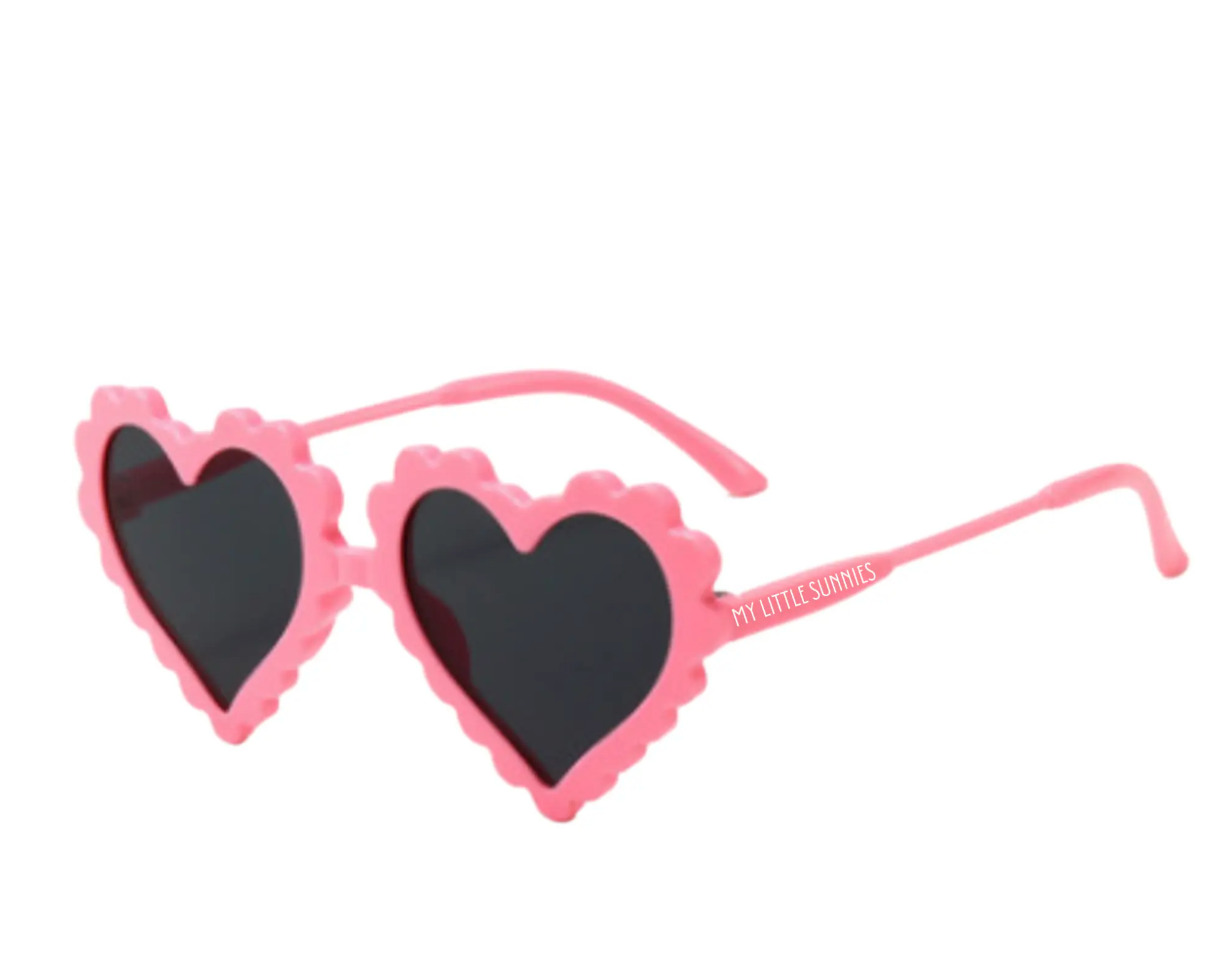 Tenth & Pine Heart Sunglasses - Bubblegum Pink