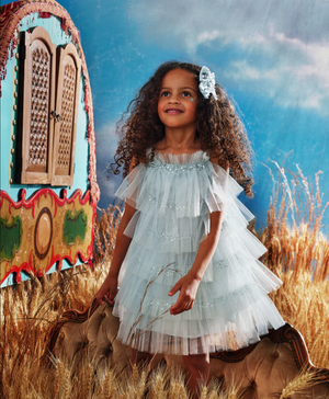 Tutu du Monde Mahala Tulle Dress - Shine Blue