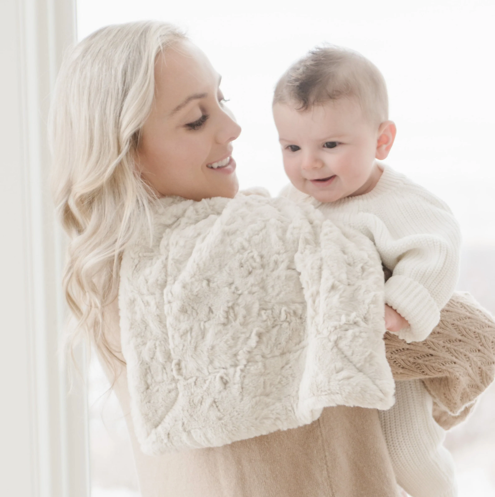 Saranoni Dream Collection Mini  Blanket - Oat