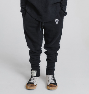 Nununu Skull Patch Pants - Black