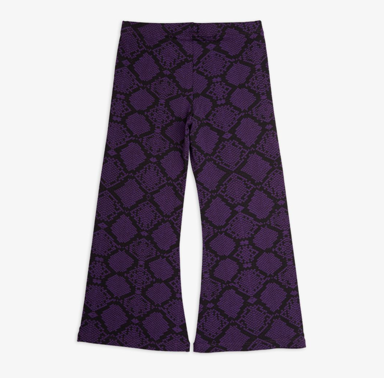 Mini Rodini Snakeskin Flared Trousers - Purple