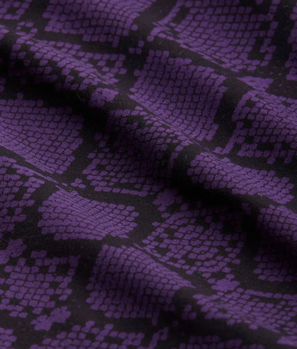 Mini Rodini Snakeskin Dress - Purple