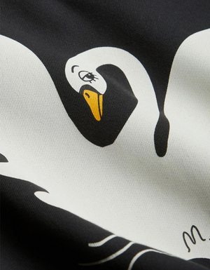 Mini Rodini Swan Sp Sweatshirt - Black