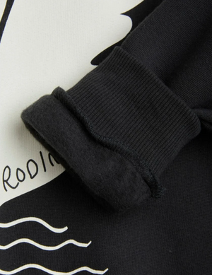 Mini Rodini Swan Sp Sweatshirt - Black