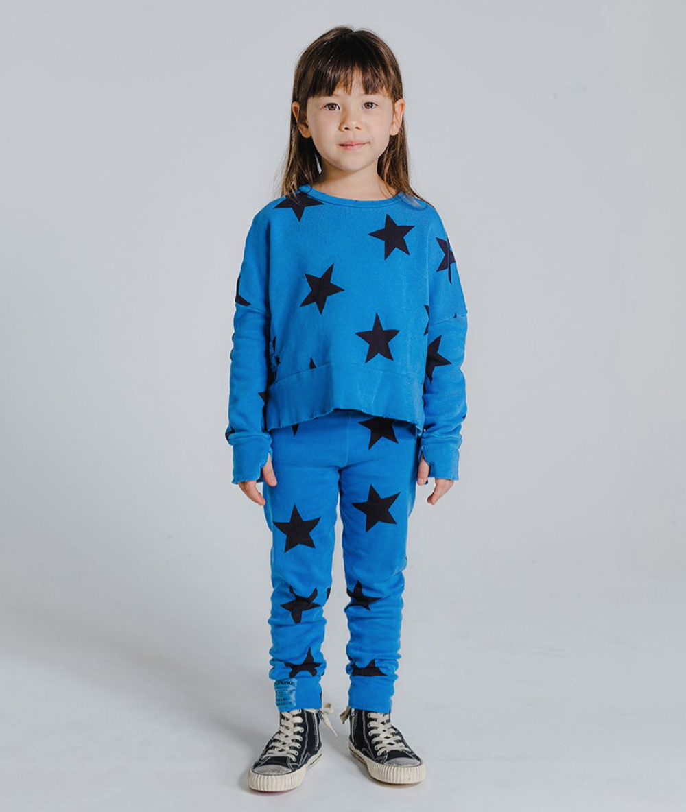 Nununu Star Box Sweatshirt - Blue