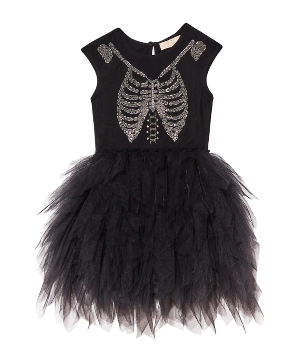 Tutu du Monde Halloween Bebe Bone To Be Wild Tutu Dress - Black