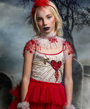 Tutu du Monde Halloween Cold Hearted Tutu Dress - Blood Red Mix